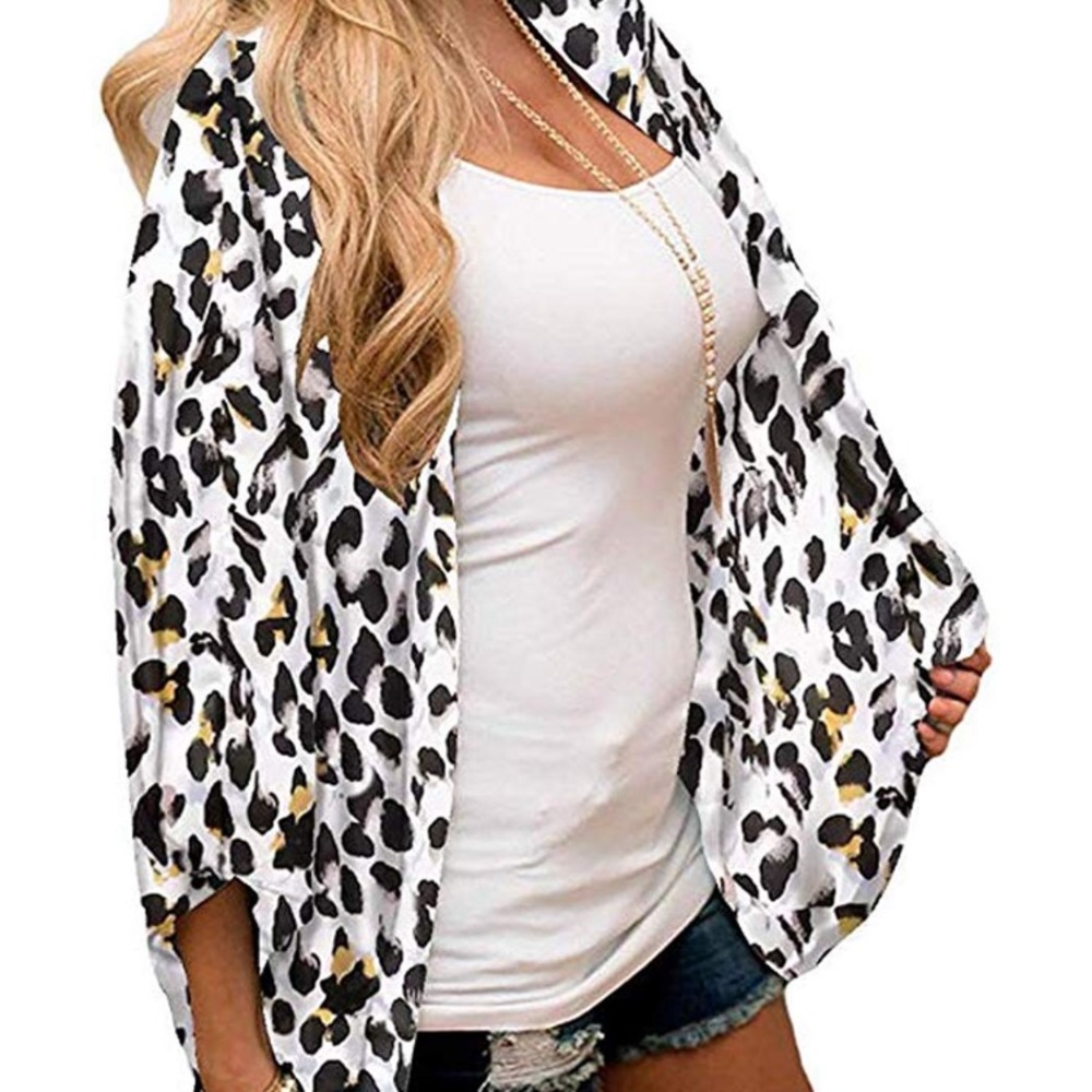 Boho Kimono Open Cardigan Blouse - Picture 2 of 4